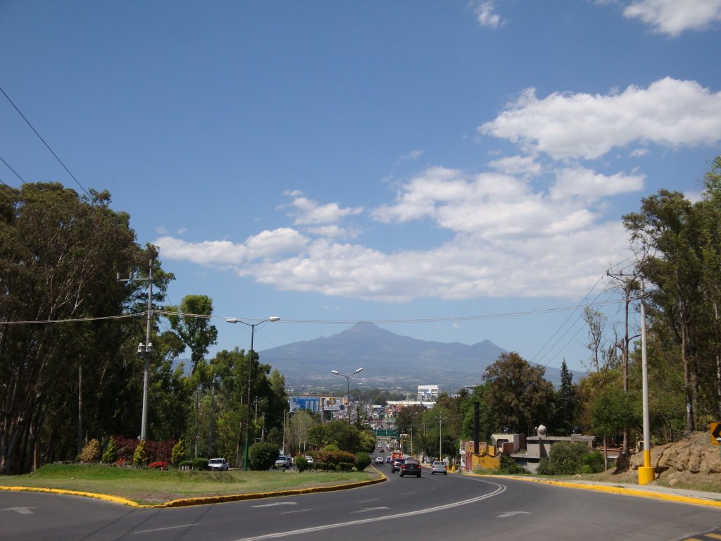 La malinche desde el cerro de Loreto