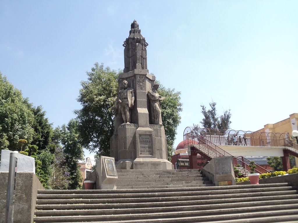 Monumento a los Fundadores de la Ciudad. Puebla, México.