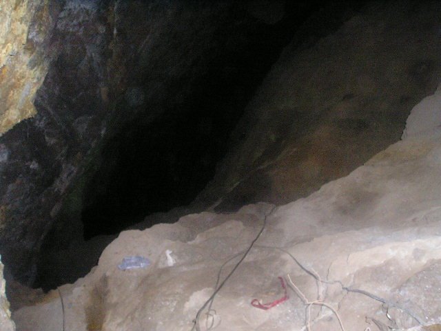 Interior de la mina del Eden