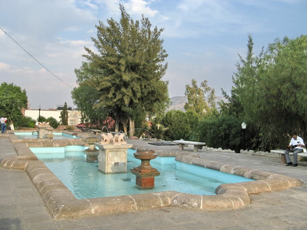 Fountain at park