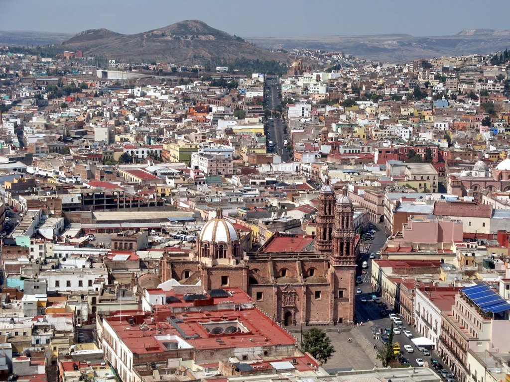 The cathedral seen from cablecar