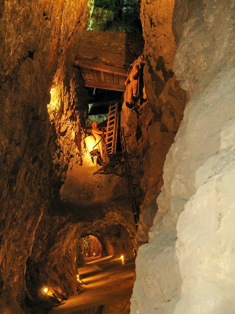 Looking at different levels of the mine