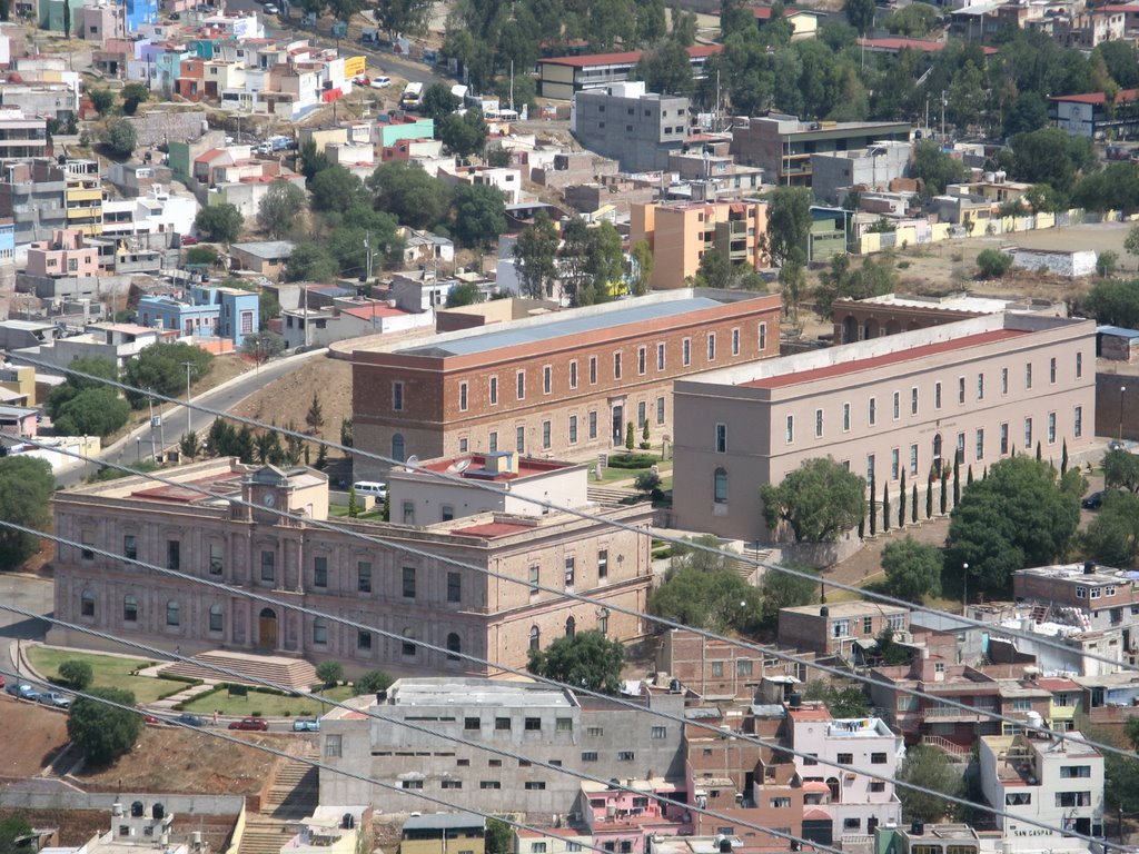 View of cultural institute from Cerro de la Bufa