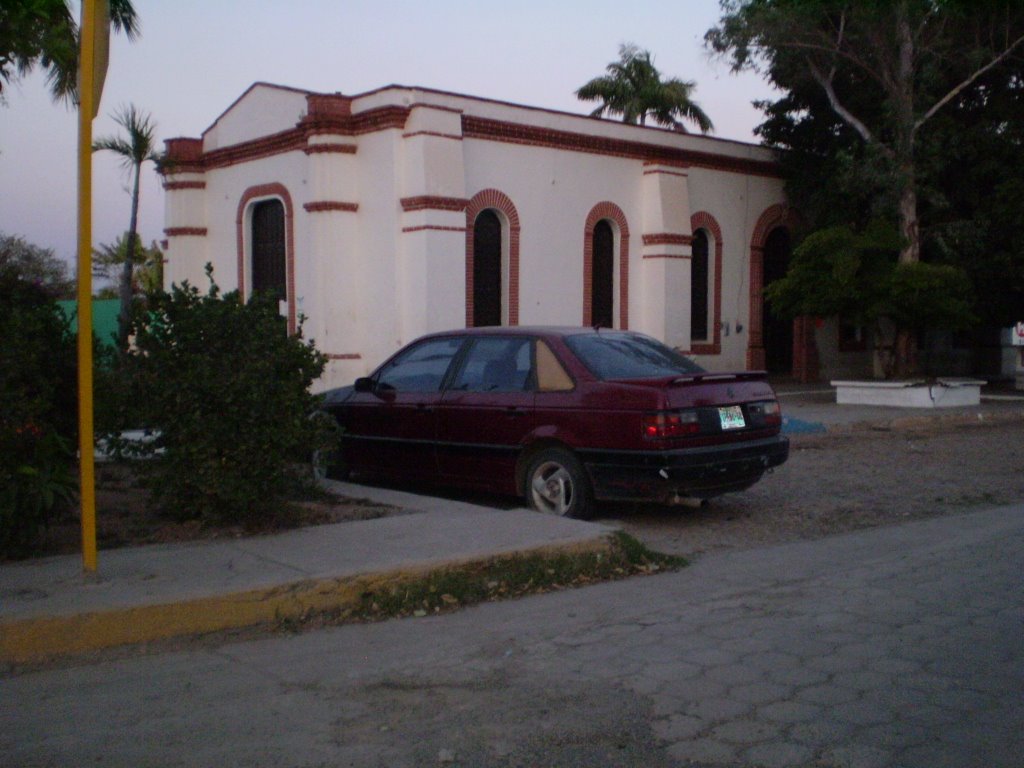 el cobertizo entrada