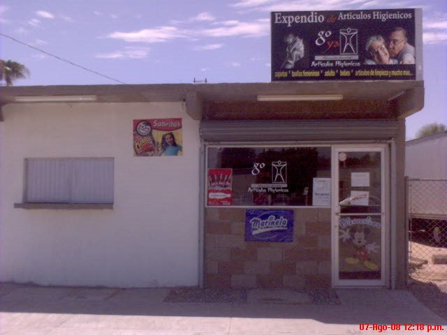 Articulos higienicos goya.  Av guadalupe victoria 26 y 27