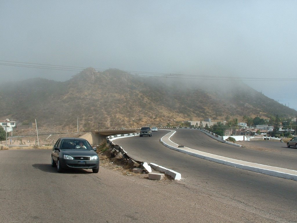 Neblina y puente de Miramar
