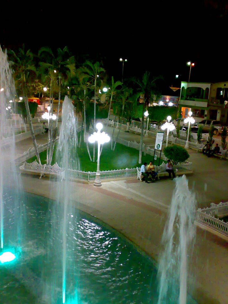 Fuentes Y Jardineras Del Parque
