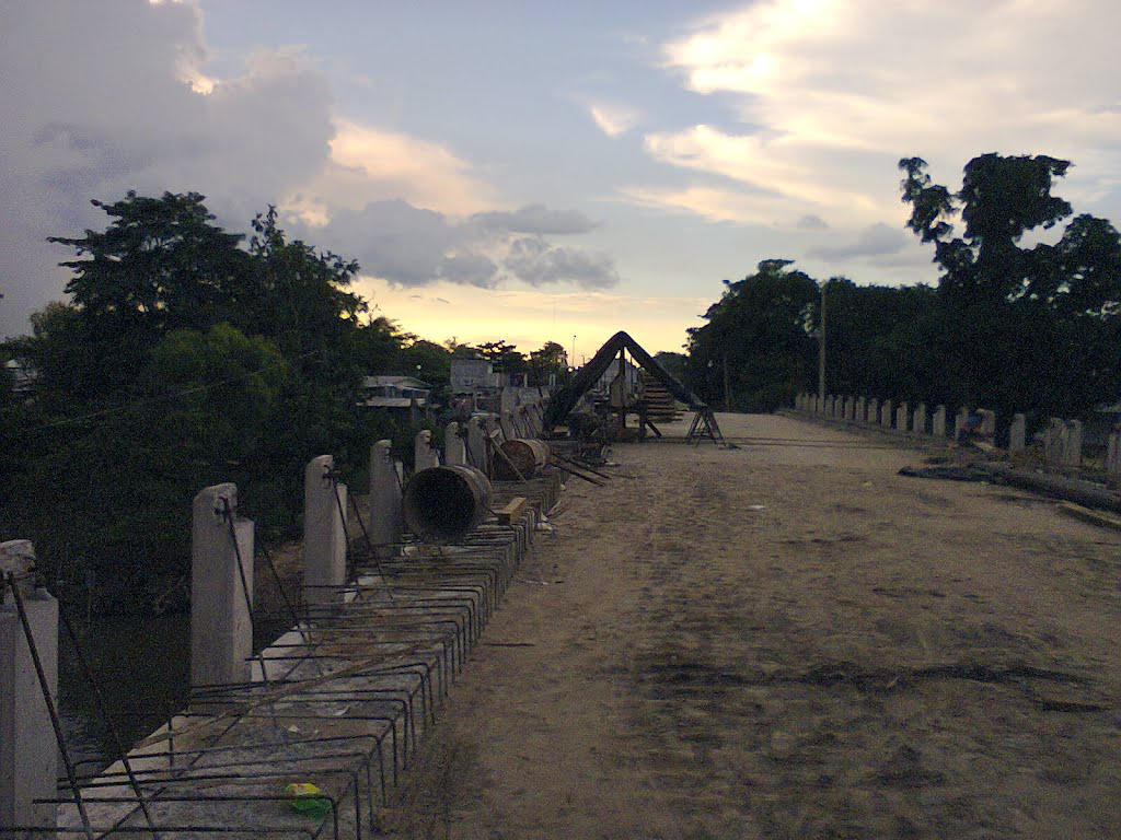 Construyendo el nuevo puente Puxcatan II
