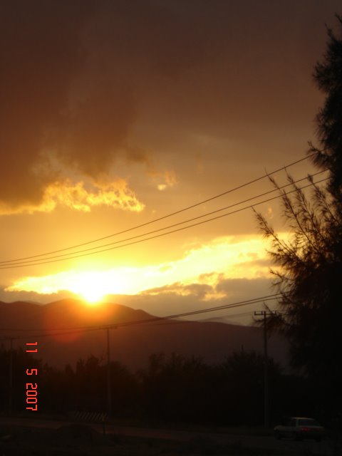 atardecer en Vicky ranch