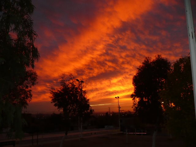 Atardecer en las palapas