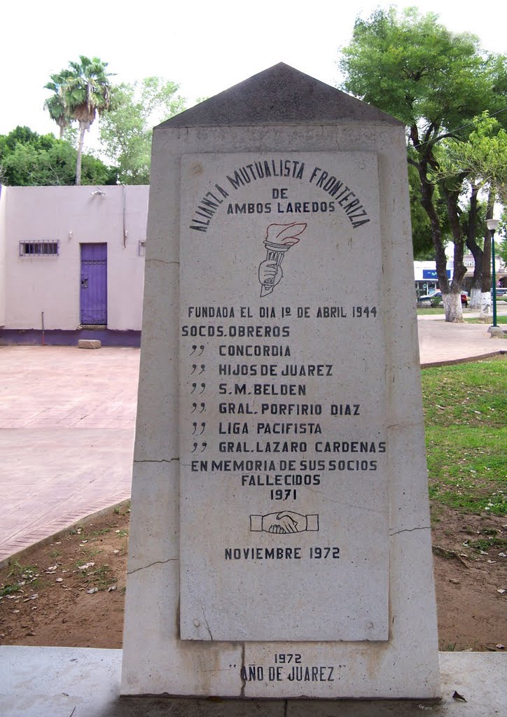 Monumento Alianza Mutualista Fronteriza