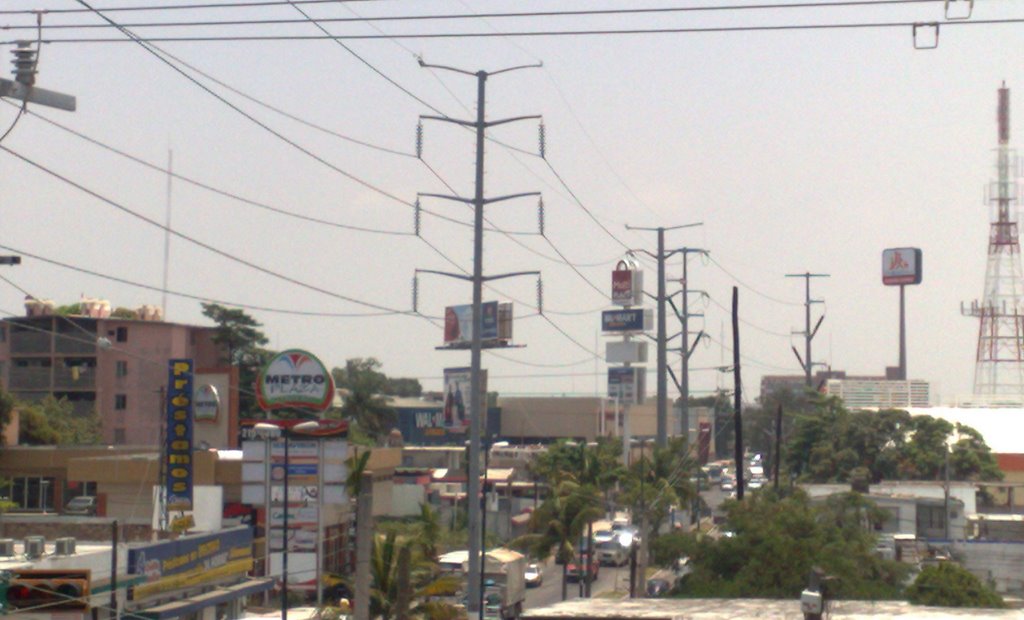 Panorámica de un barrio en cd Madero