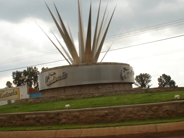 Glorieta,  carretera Arandas-Guadalajara