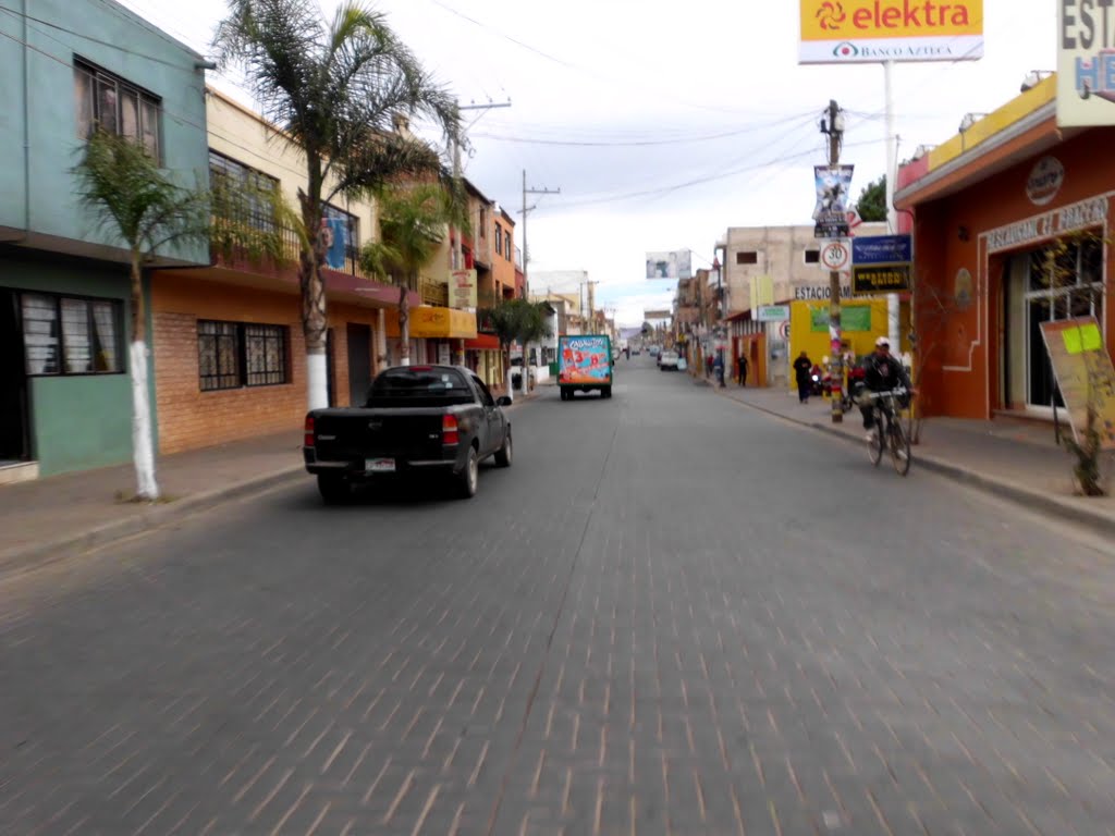 calle principal.