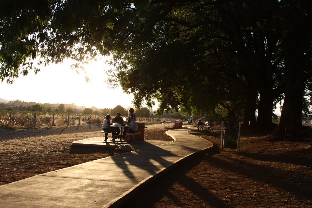 Parque a la orilla de Arandas Jal. Lugar de esparcimiento