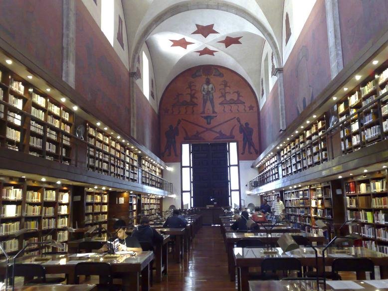 Interior de la Bibiloteca Iberoamericana