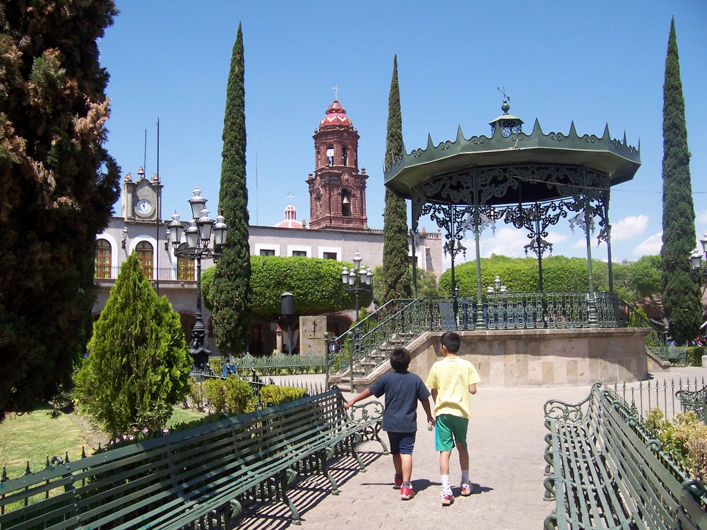 Quiosco plaza principal de la Barca Jalisco