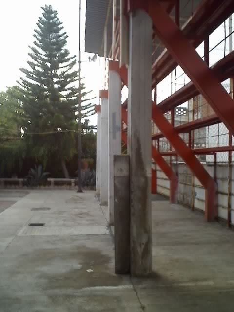 Gradas y Jardín de la cancha