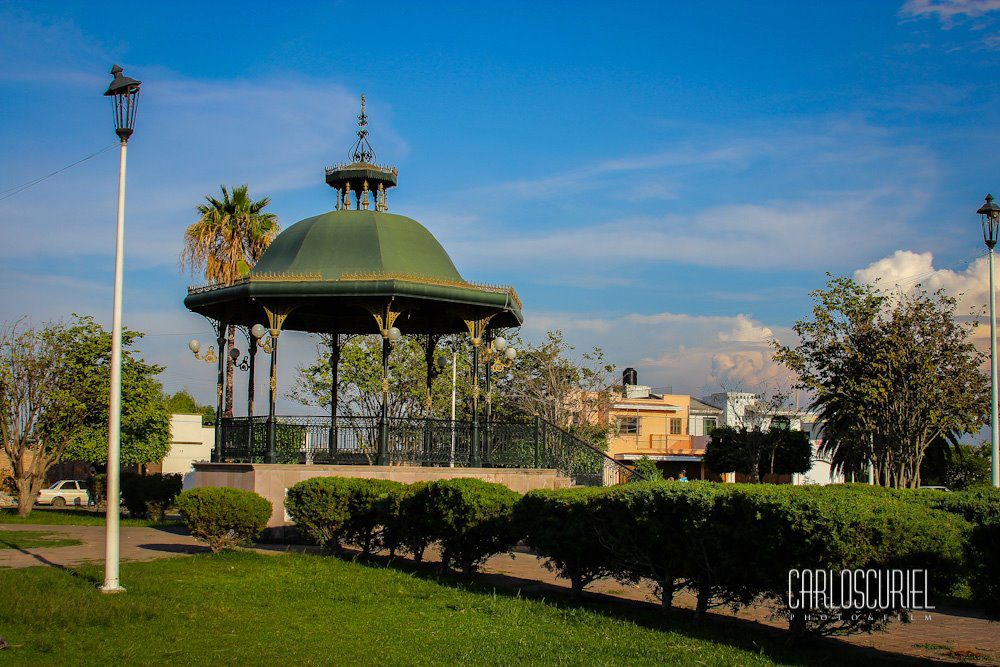 Kiosko Colonia Santa Mónica, La Barca, Jalisco, México.