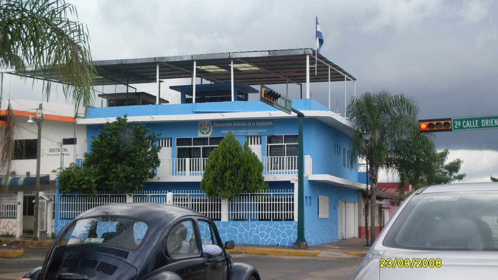 Consulado de El Salvador en Tapachula (7a. Av. Sur y 2a. Calle Oriente) Par Víal