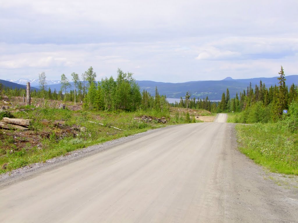 The road between Huså and Åre.