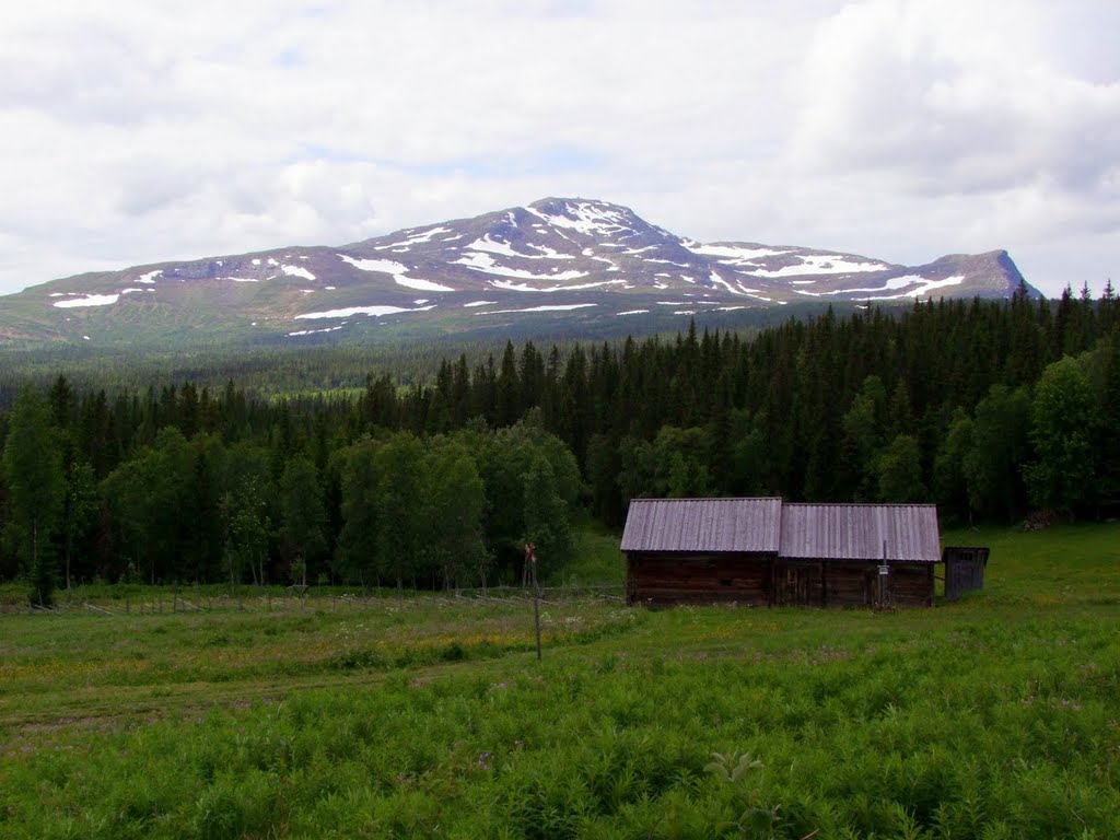 Åreskutan seen from the Fröå mine.