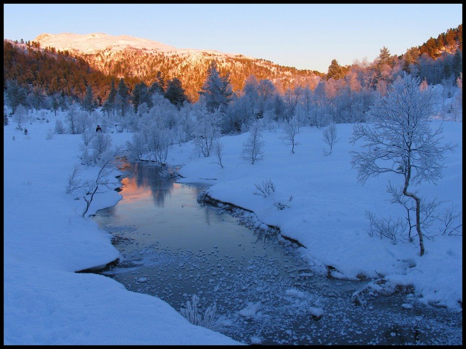 Sisste streif av sol. Norway