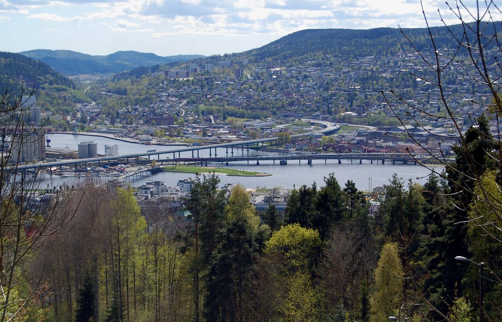 The Bridges of Drammen between Bragernes and Strømsøy
