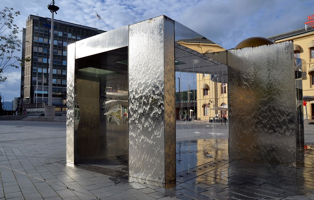 Velkommen til Drammen.  Vannpaviljong:  William Pye