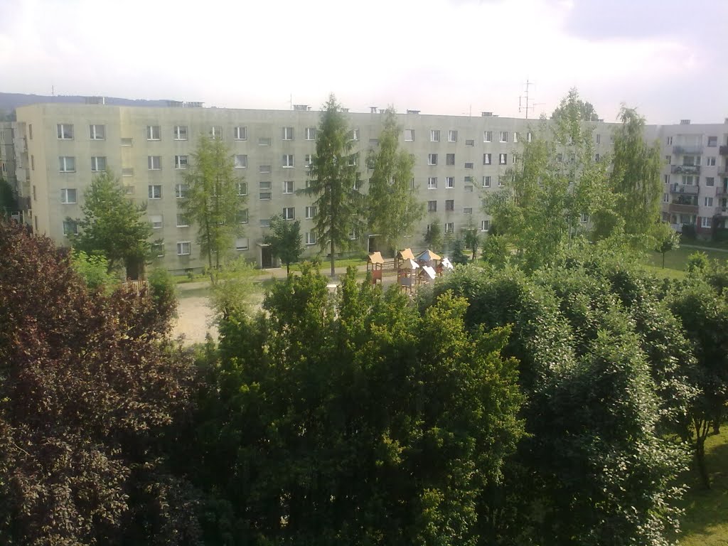 Bogatynia widok na osiedle