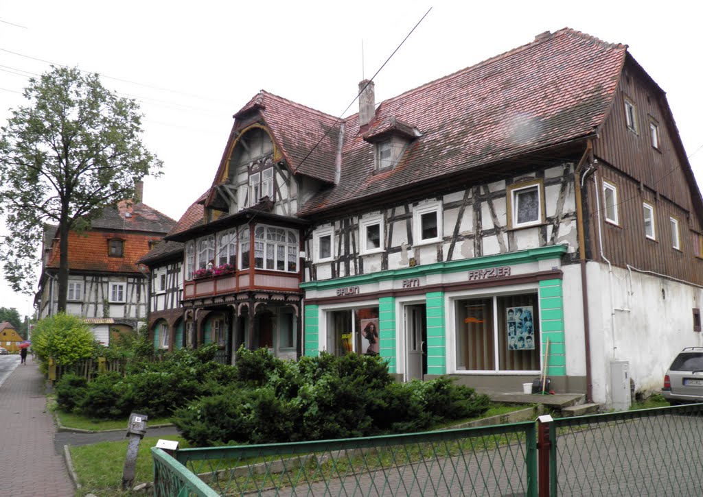 łużycki dom przysłupowy / Lusatian house
