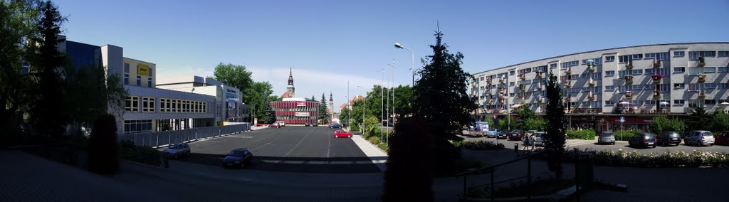Bolesławiec - parking przy Starostwie Powiatowym i Kinie Forum