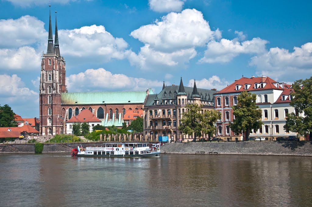 Wrocław nad Odrą - lato 2013 r.