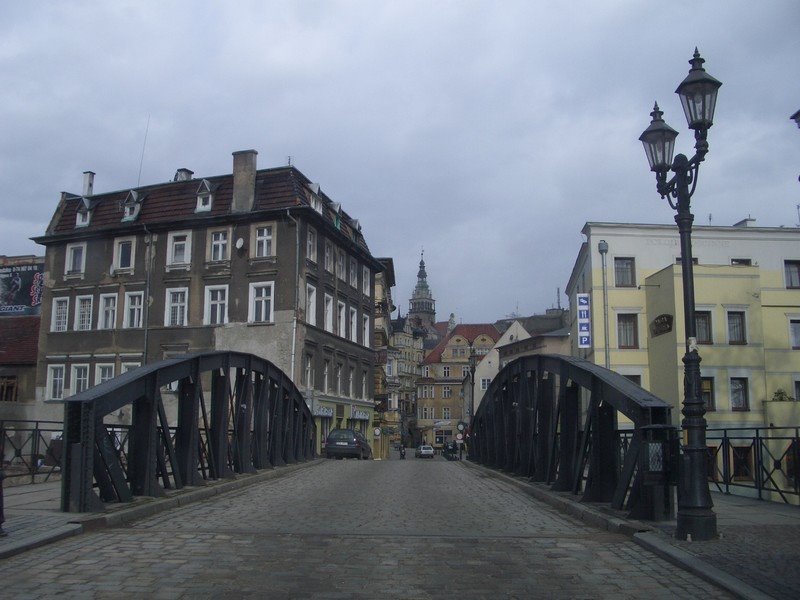 Glatz. Rossbrücke über die Neiße