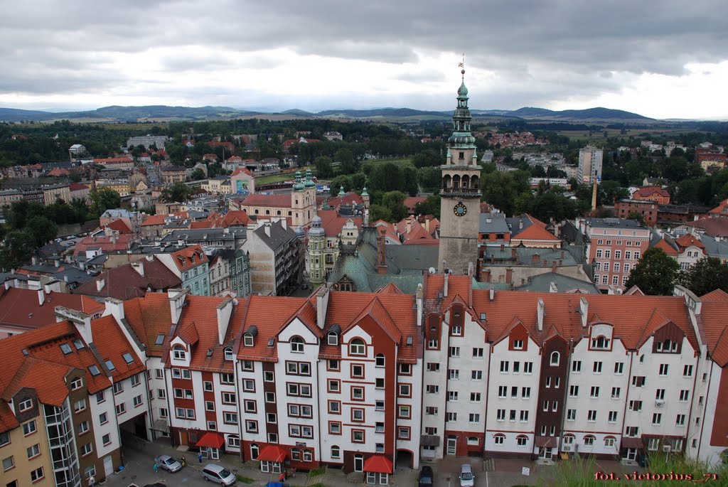Kłodzko widok z twierdzy.