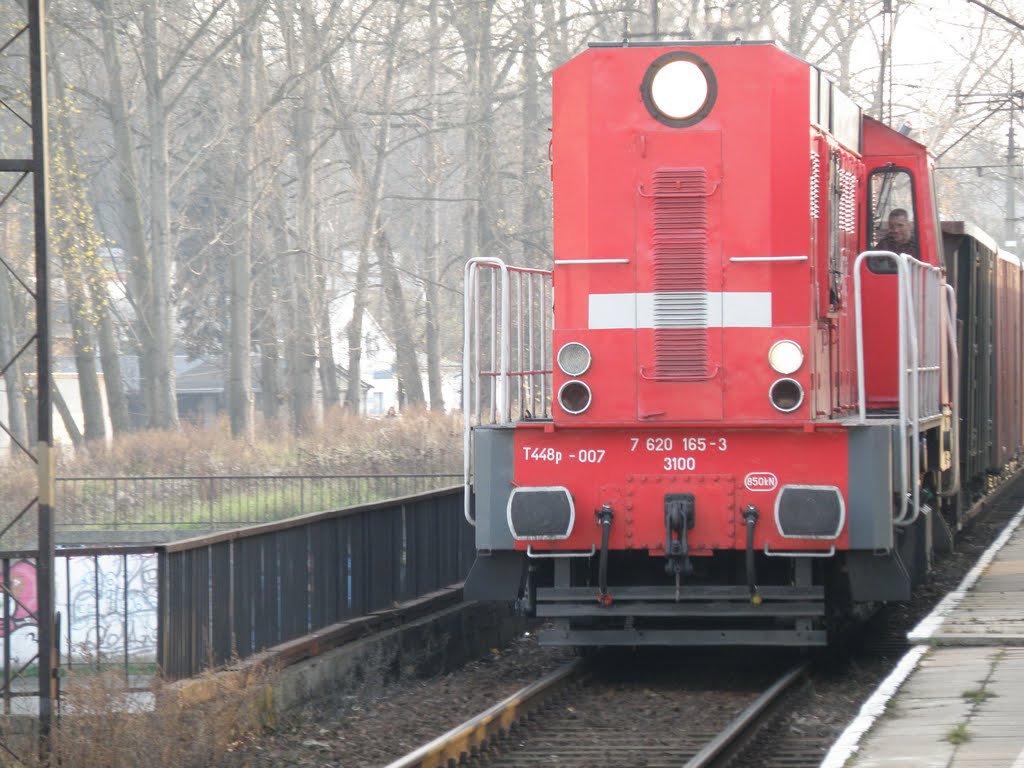 Locomotive T448P series leaving Kłodzko-Miasto / T448P Lokomotywa pozostawiając Kłodzko-Miasto / Lokomotiva řady T448P opouští Kladsko-Město