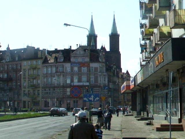 Legnica.Widok ul. Wrocławskiej 2002r