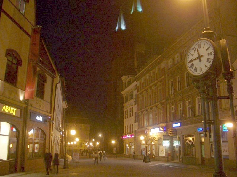 Liegnitz. Frauenstraße und Liebfrauenkirche