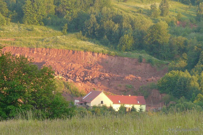 Kamieniołom czerwonego piaskowca