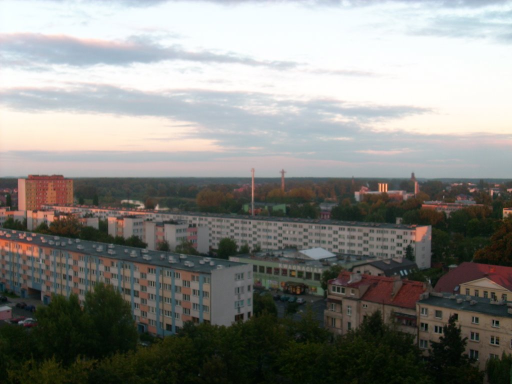 Oława, Panorama, Rynek za plecami