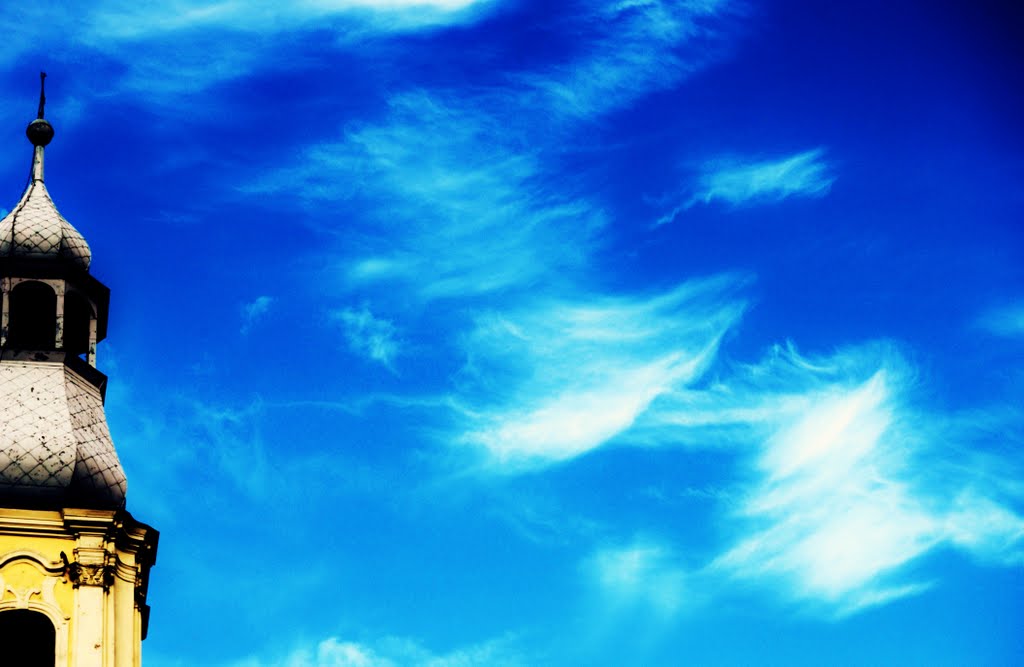Talking to heaven....