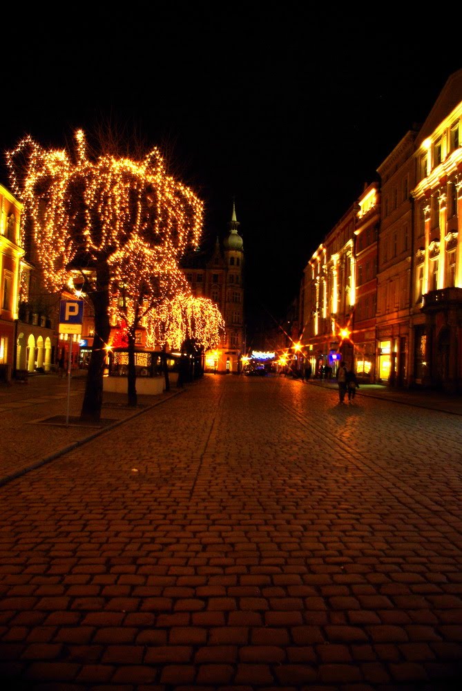 Świdnica nocą