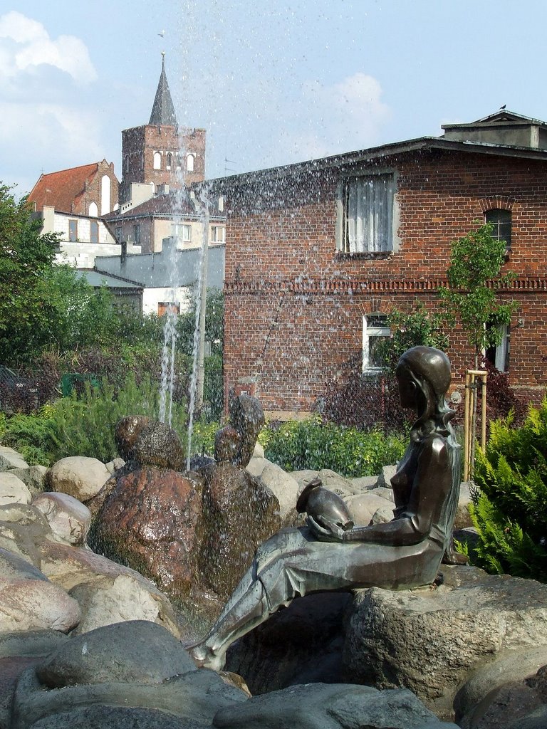 Brodnica, new fountain