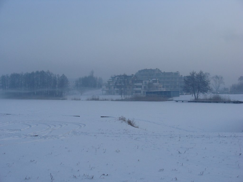 Brodnica, stara plaża rankiem