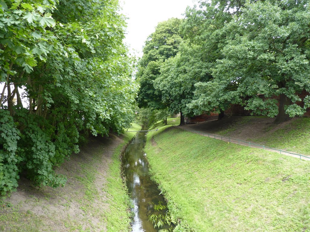 Brodnica -fosa zamkowa