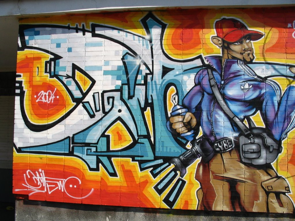 Włoclawek, Graffiti na hali sportowej