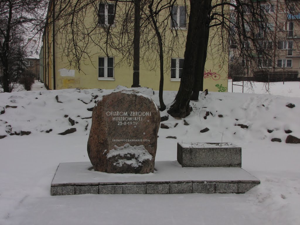 Inowrocław - pomnik Ofiarom Zbrodni Hitleryzmu