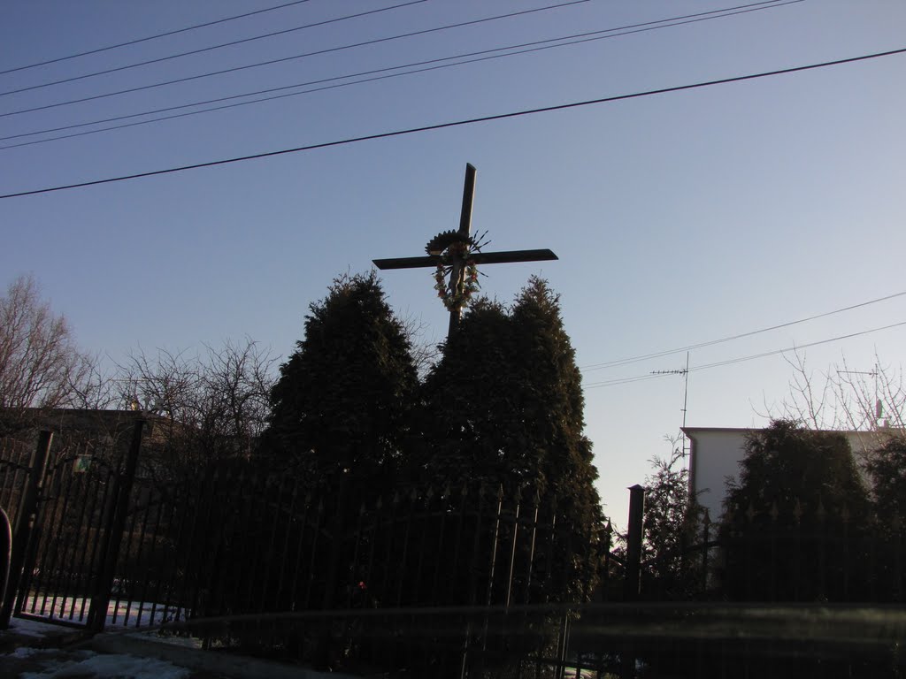 Kłopot - krzyż przydrożny