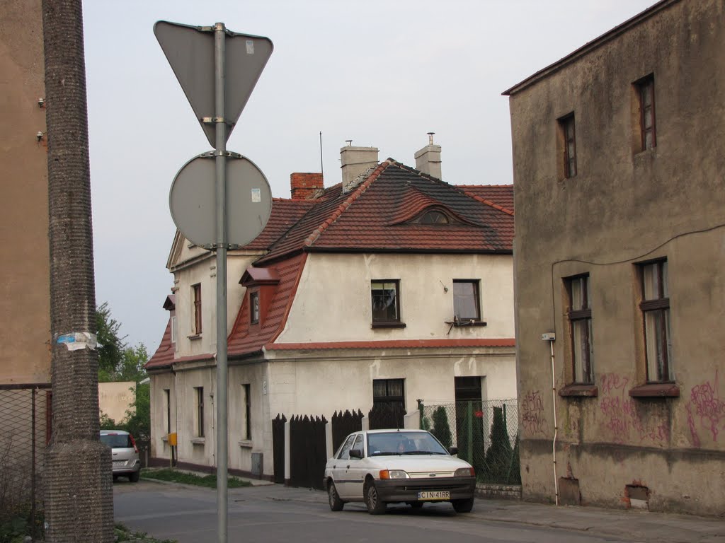 Inowrocław - ul. Krótka , dawna Mała Synagoga