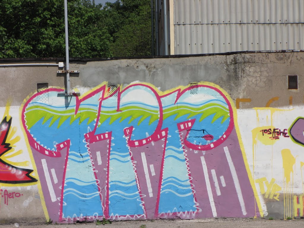 Inowrocław - ul.S. Czarnieckiego , graffiti